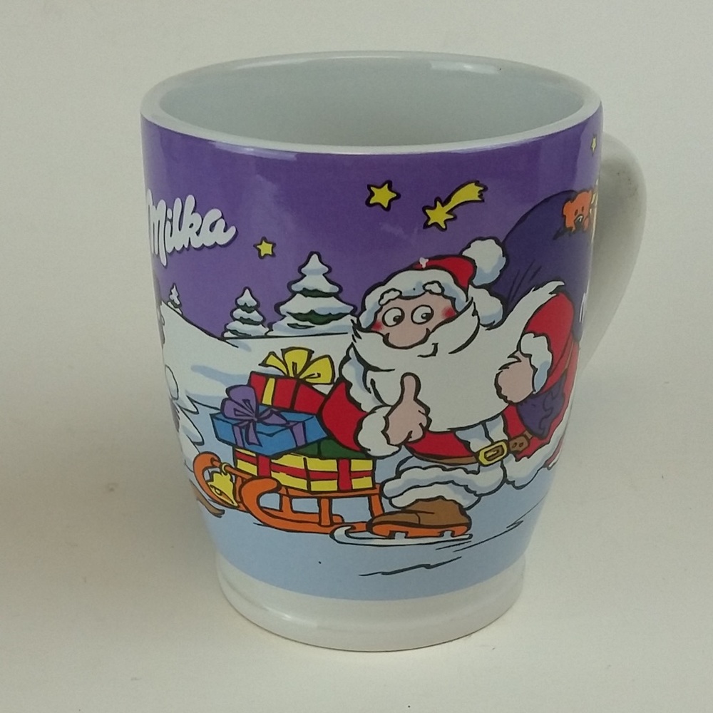 VTG Milka Santa Coffee Mug Welhnachtsbecher No. 13